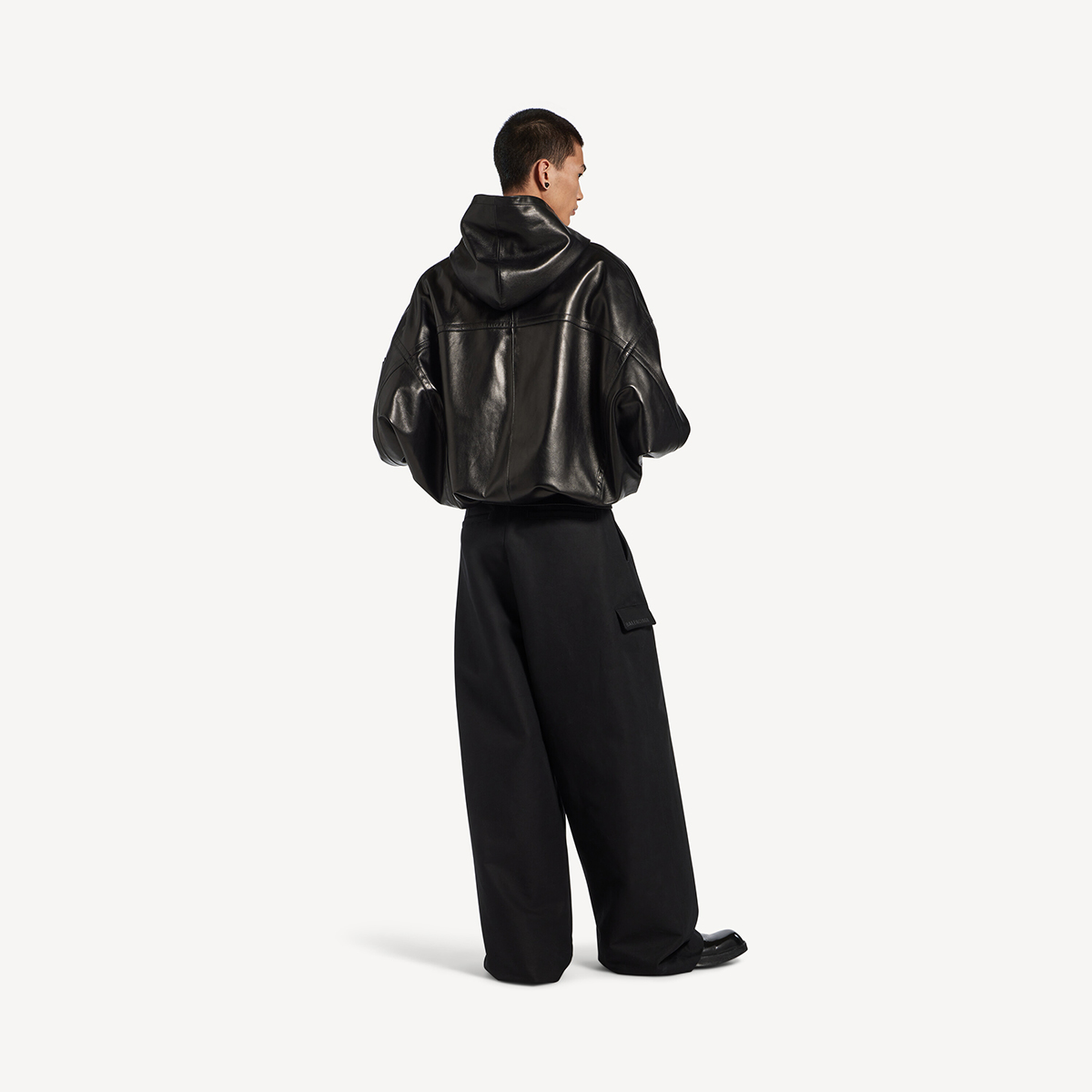 BALENCIAGA 2026 Winter Loose Fit Workwear Pants Black