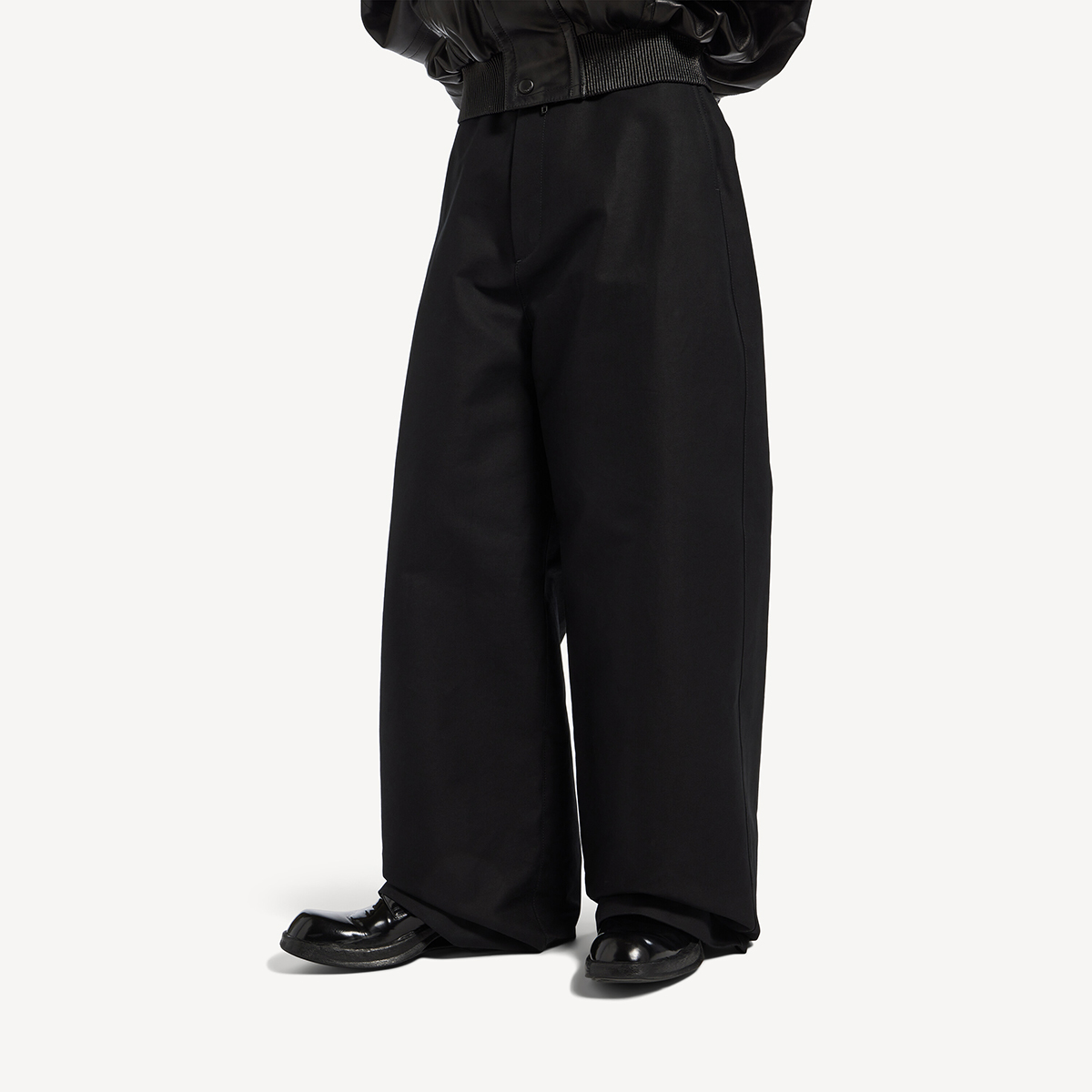 BALENCIAGA 2026 Winter Loose Fit Workwear Pants Black