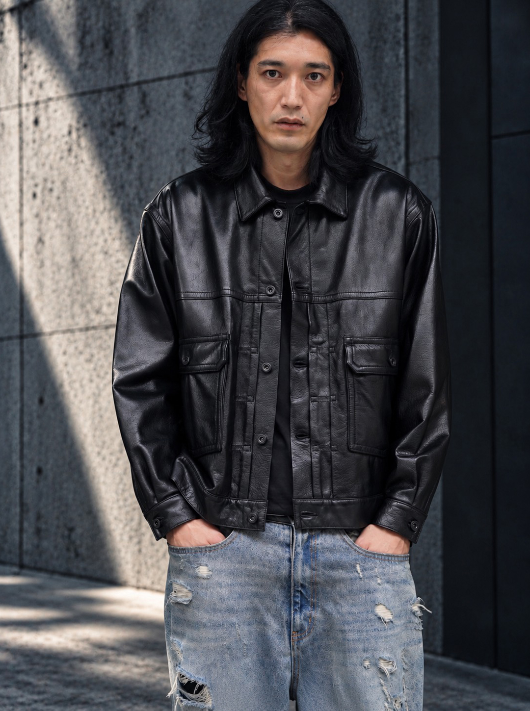 A LEATHER Trucker Jacket 2026 Fall Winter