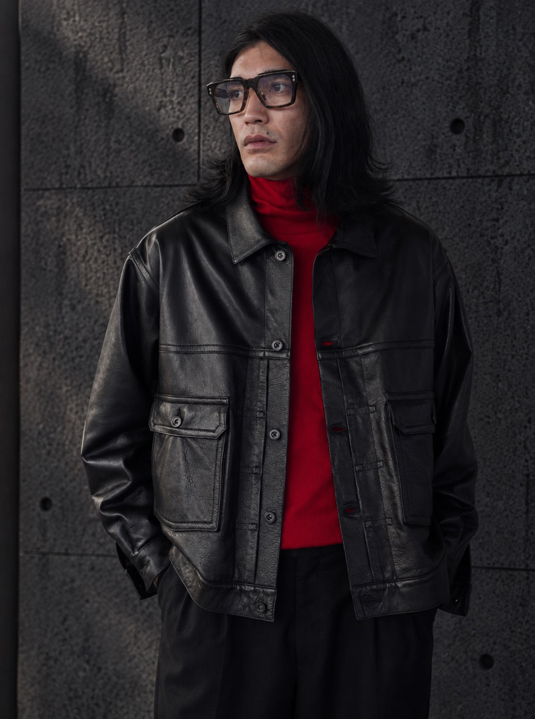 A LEATHER Trucker Jacket 2026 Fall Winter