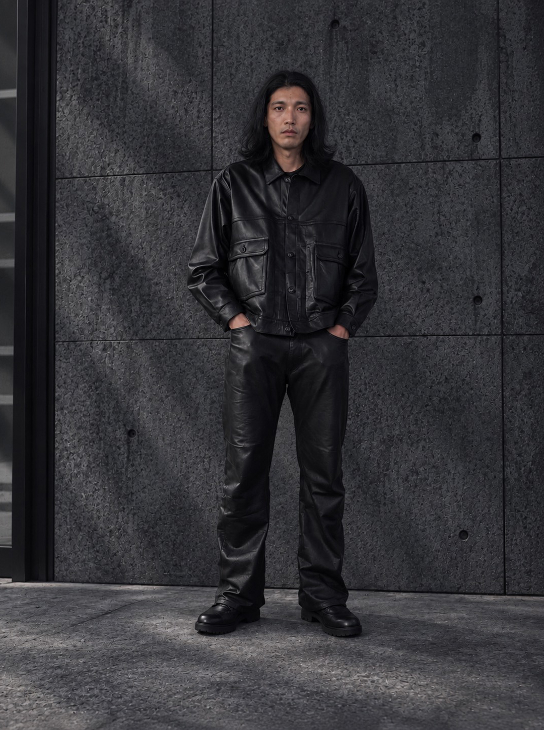 A LEATHER Trucker Jacket 2026 Fall Winter