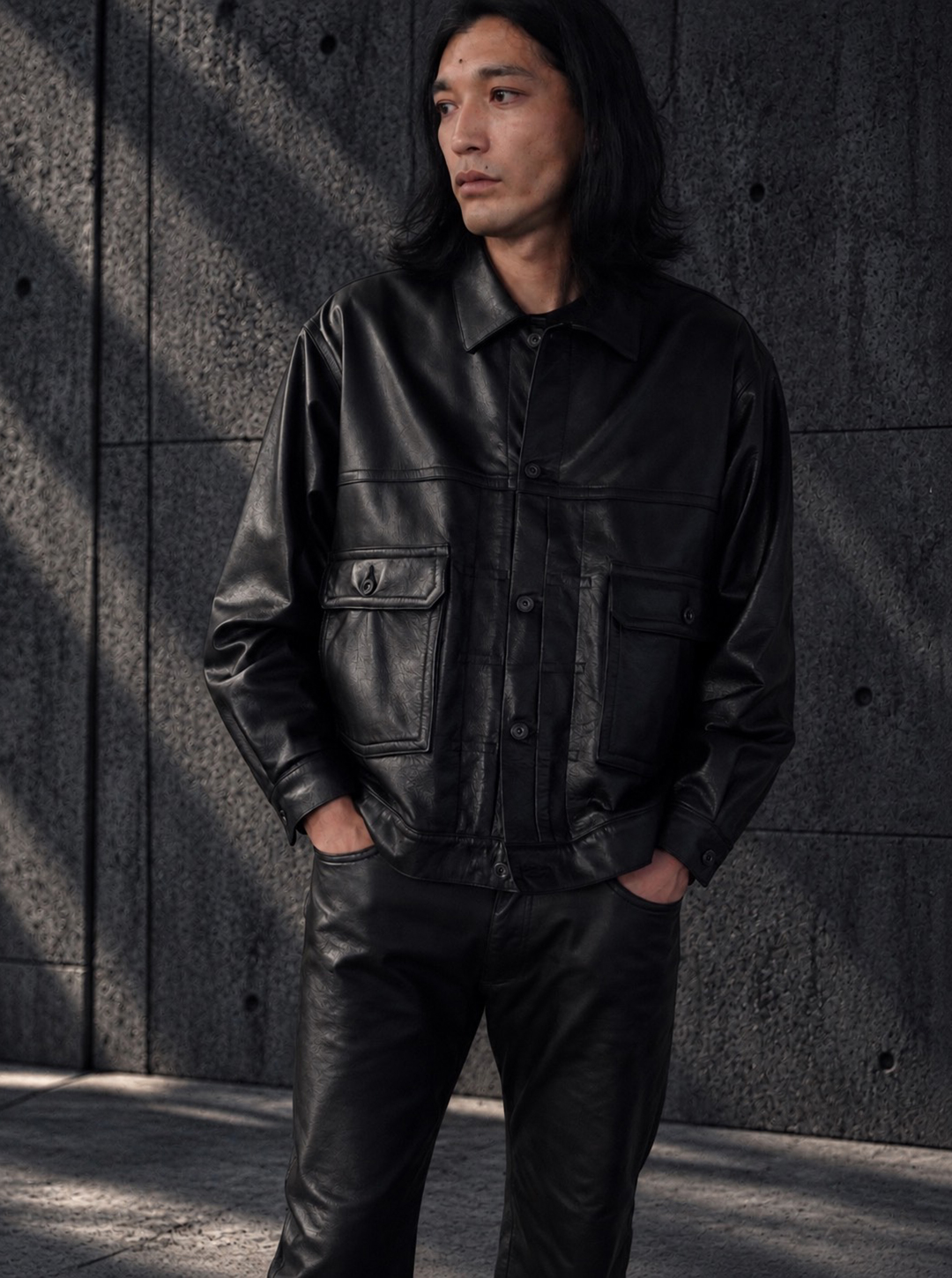 A LEATHER Trucker Jacket 2026 Fall Winter