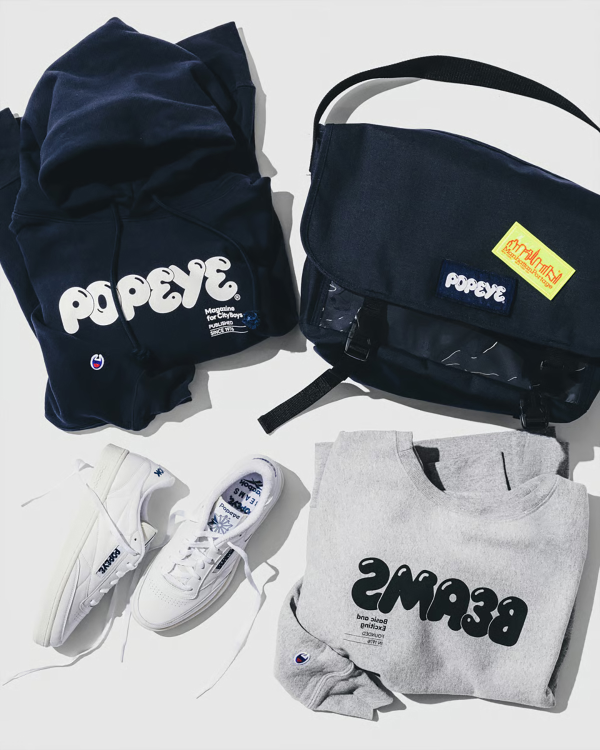 BEAMS x POPEYE 50th Anniversary Collaboration Collection