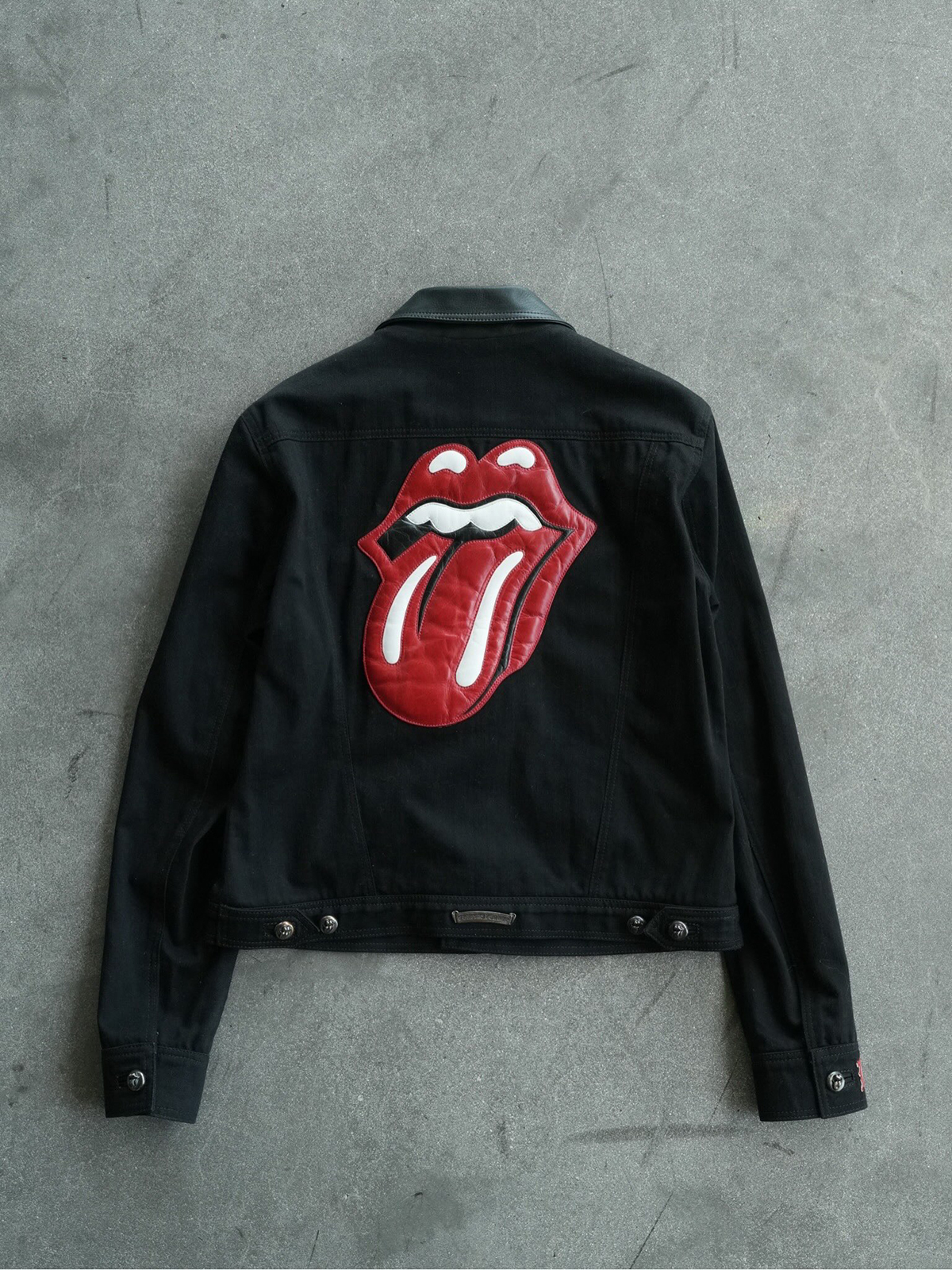 CHROME HEARTS x The Rolling Stones Patch Trucker Jacket