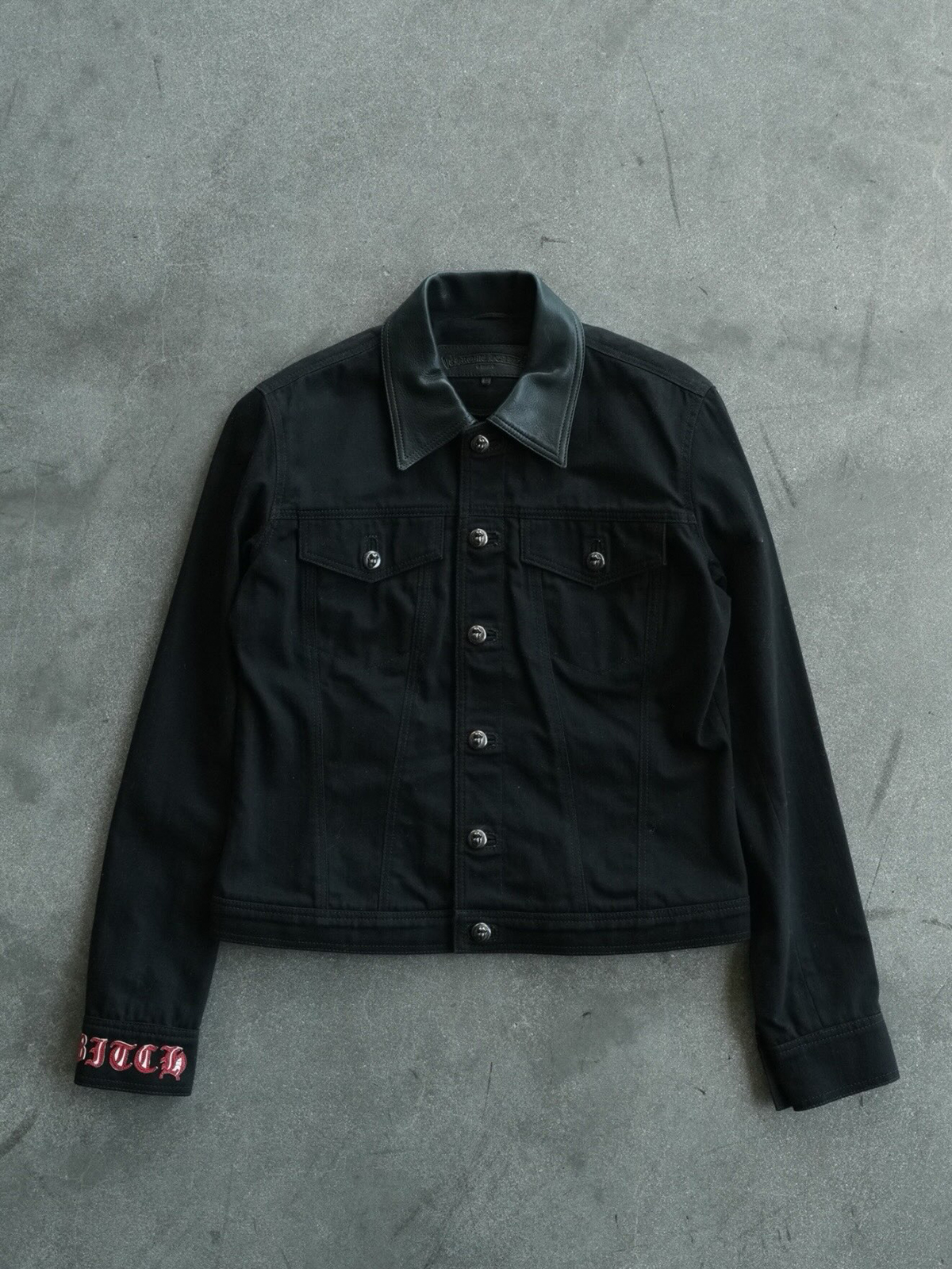 CHROME HEARTS x The Rolling Stones Patch Trucker Jacket
