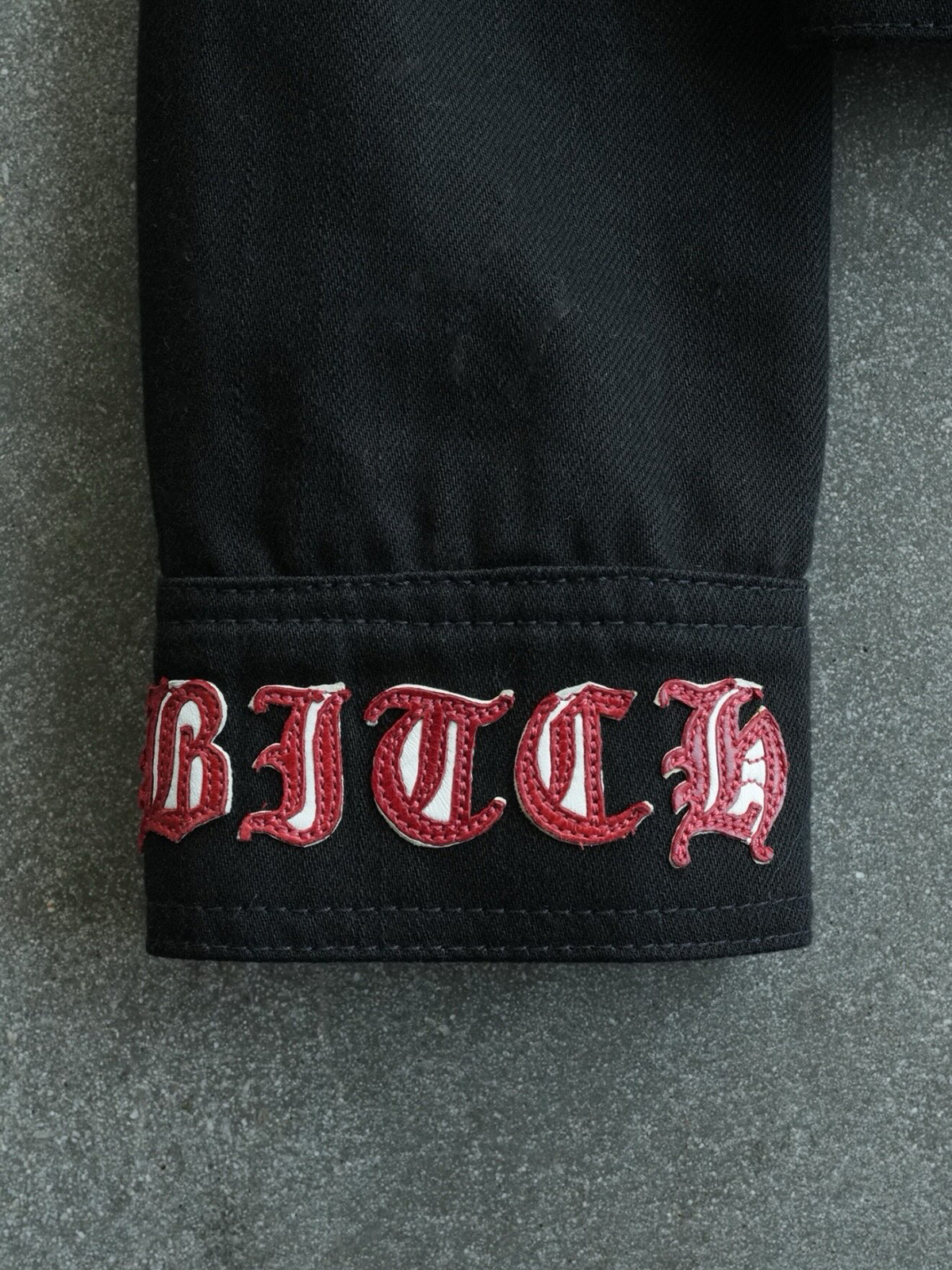 CHROME HEARTS x The Rolling Stones Patch Trucker Jacket