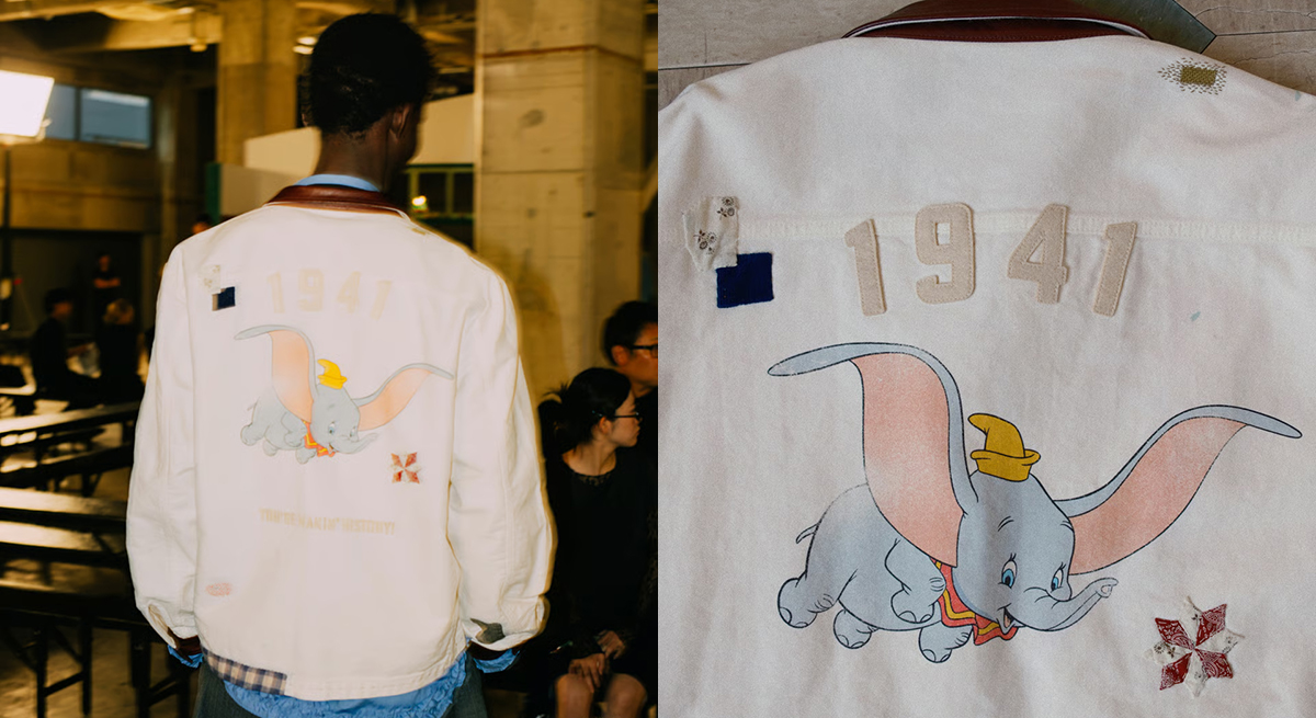 Vintage-finished work jacket for DOVER STREET MARKET GINZA