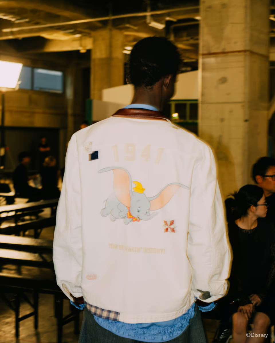 Vintage-finished work jacket for DOVER STREET MARKET GINZA