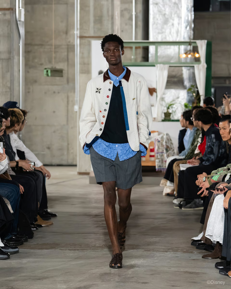 Vintage-finished work jacket for DOVER STREET MARKET GINZA
