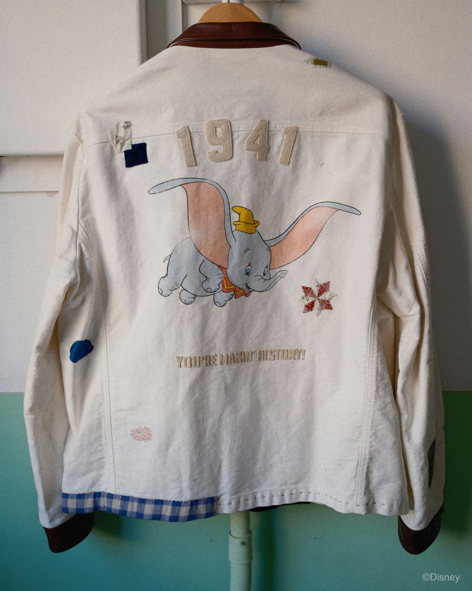 Vintage-finished work jacket for DOVER STREET MARKET GINZA