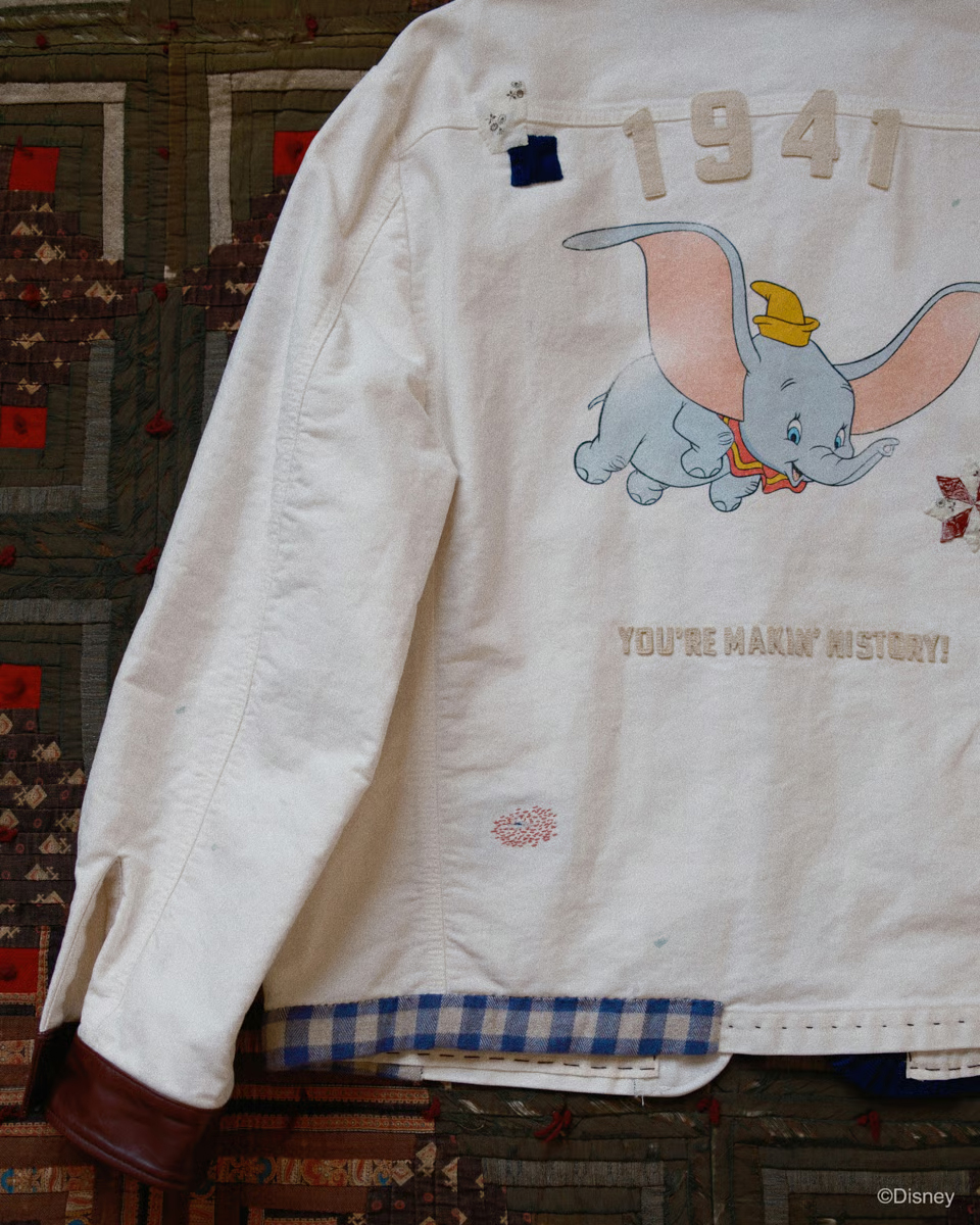 Vintage-finished work jacket for DOVER STREET MARKET GINZA