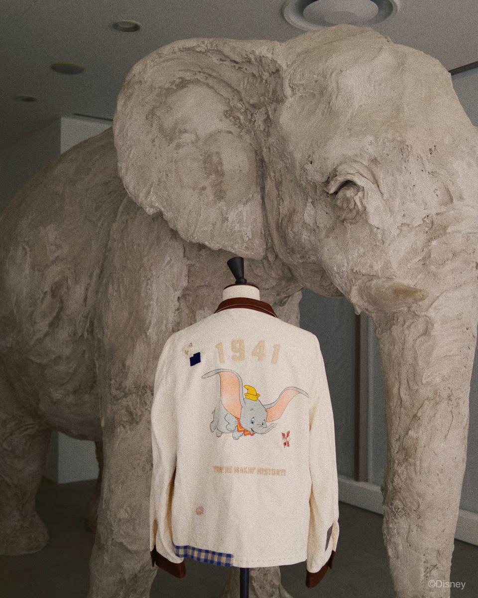 Vintage-finished work jacket for DOVER STREET MARKET GINZA
