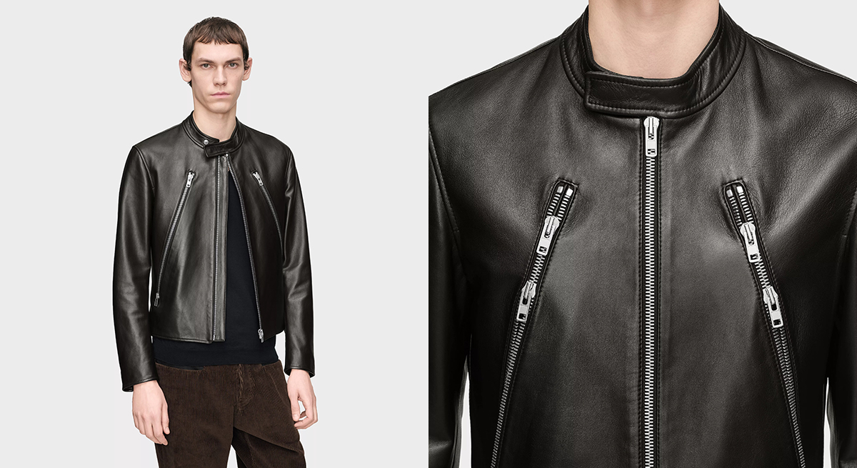 Maison Margiela 5-ZIP LEATHER JACKET 2026 Autumn Winter
