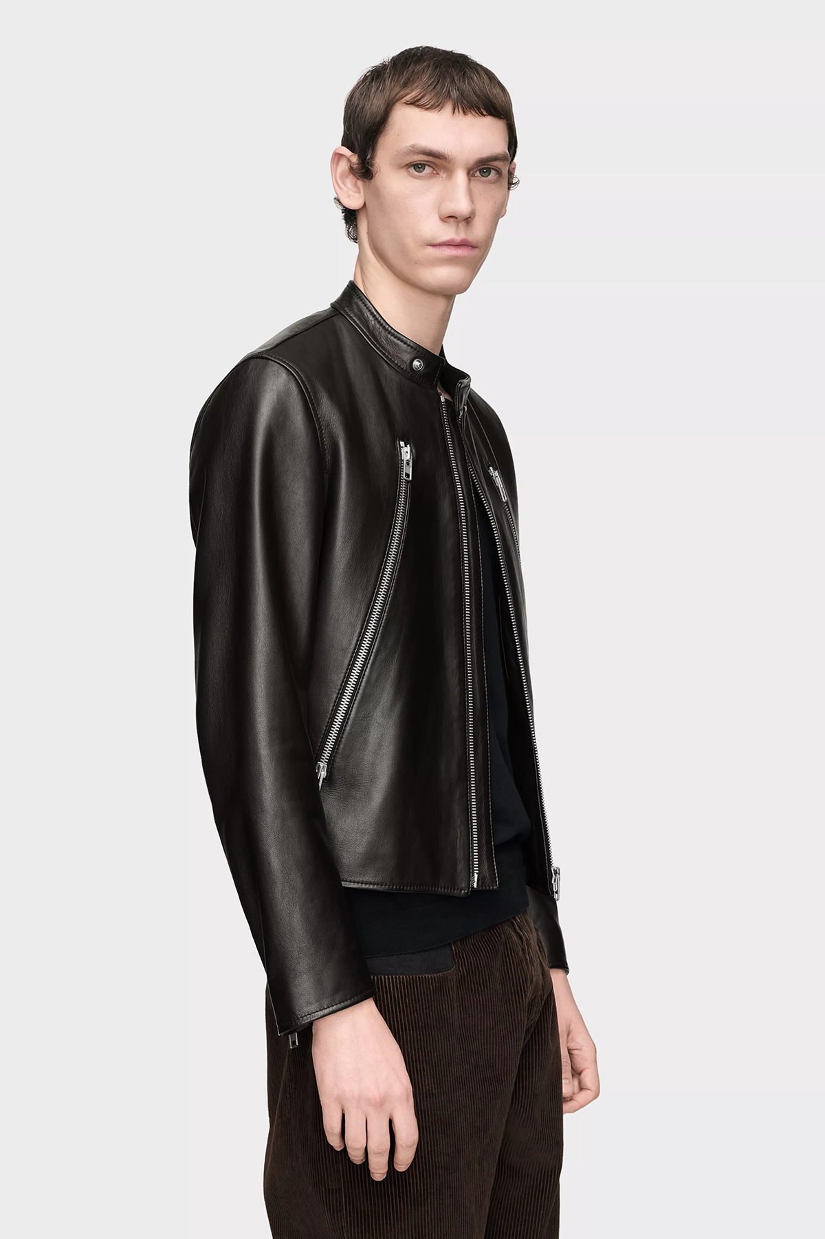 Maison Margiela 5-ZIP LEATHER JACKET 2026 Autumn Winter