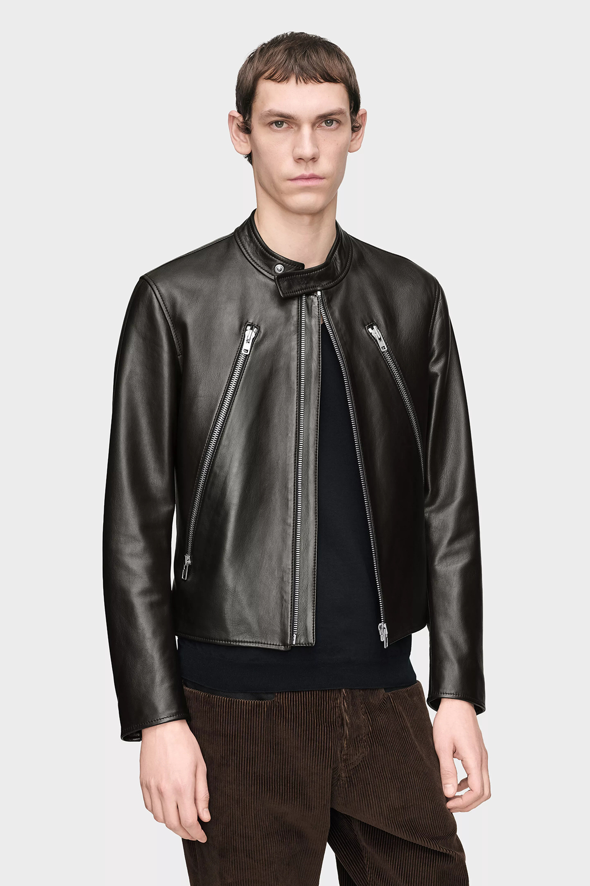 Maison Margiela 5-ZIP LEATHER JACKET 2026 Autumn Winter