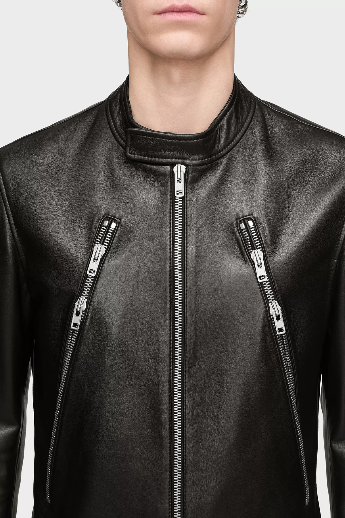 Maison Margiela 5-ZIP LEATHER JACKET 2026 Autumn Winter