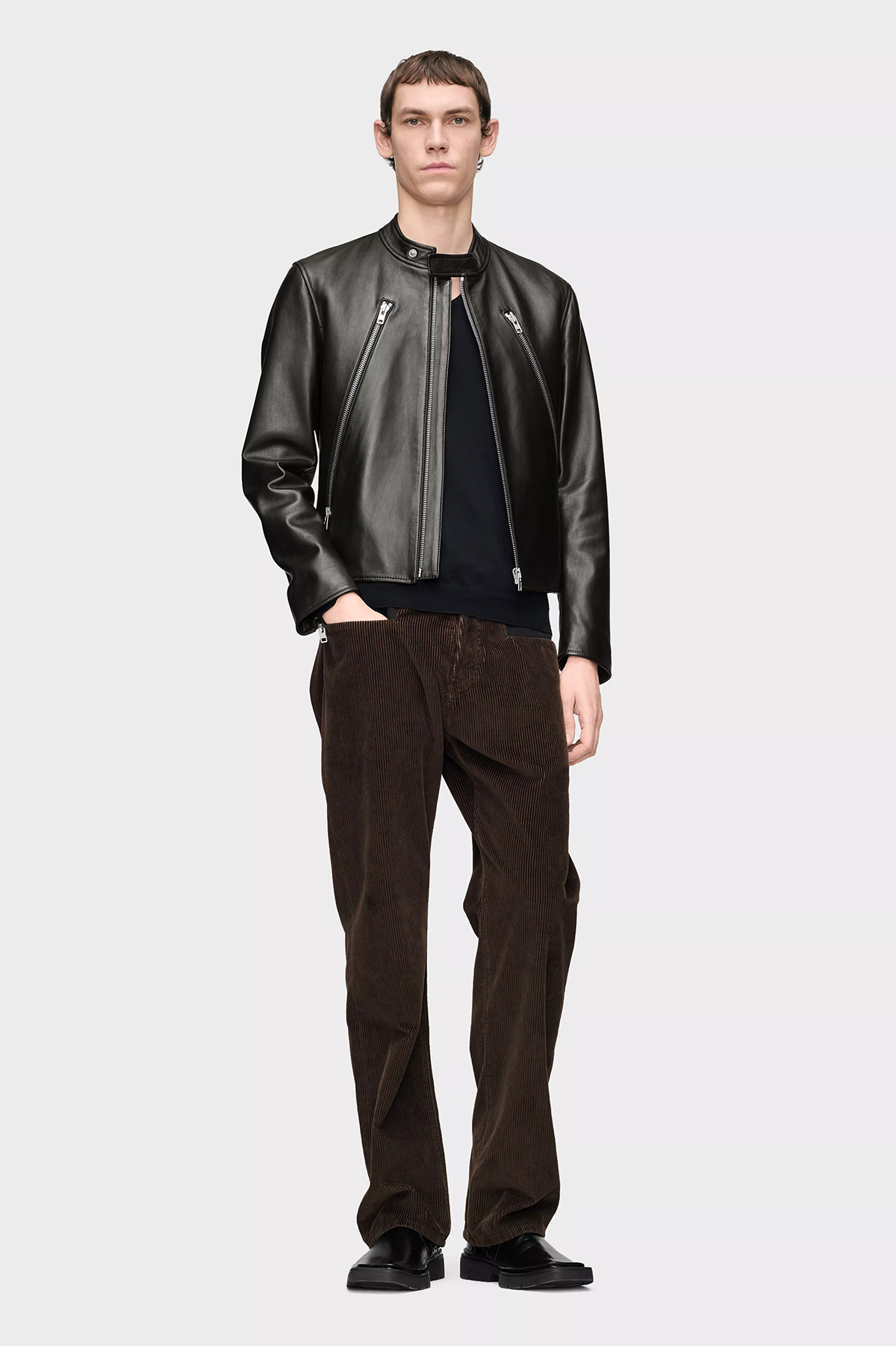 Maison Margiela 5-ZIP LEATHER JACKET 2026 Autumn Winter
