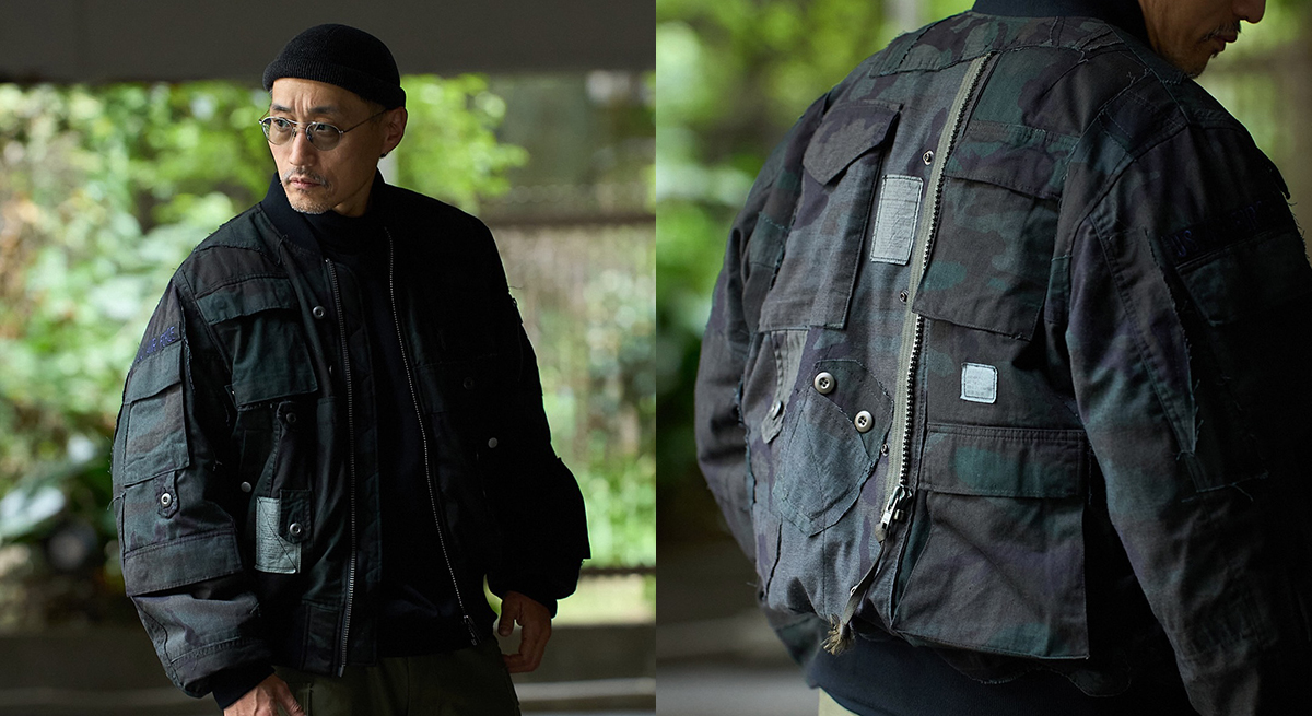 MIYAGIHIDETAKA x WAIPER MIYAGIHIDETAKA BLOUSON REMAKE MA1