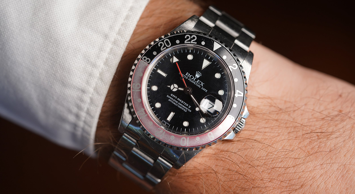 1999 ROLEX GMT-Master II Ref16710 Faded Coke