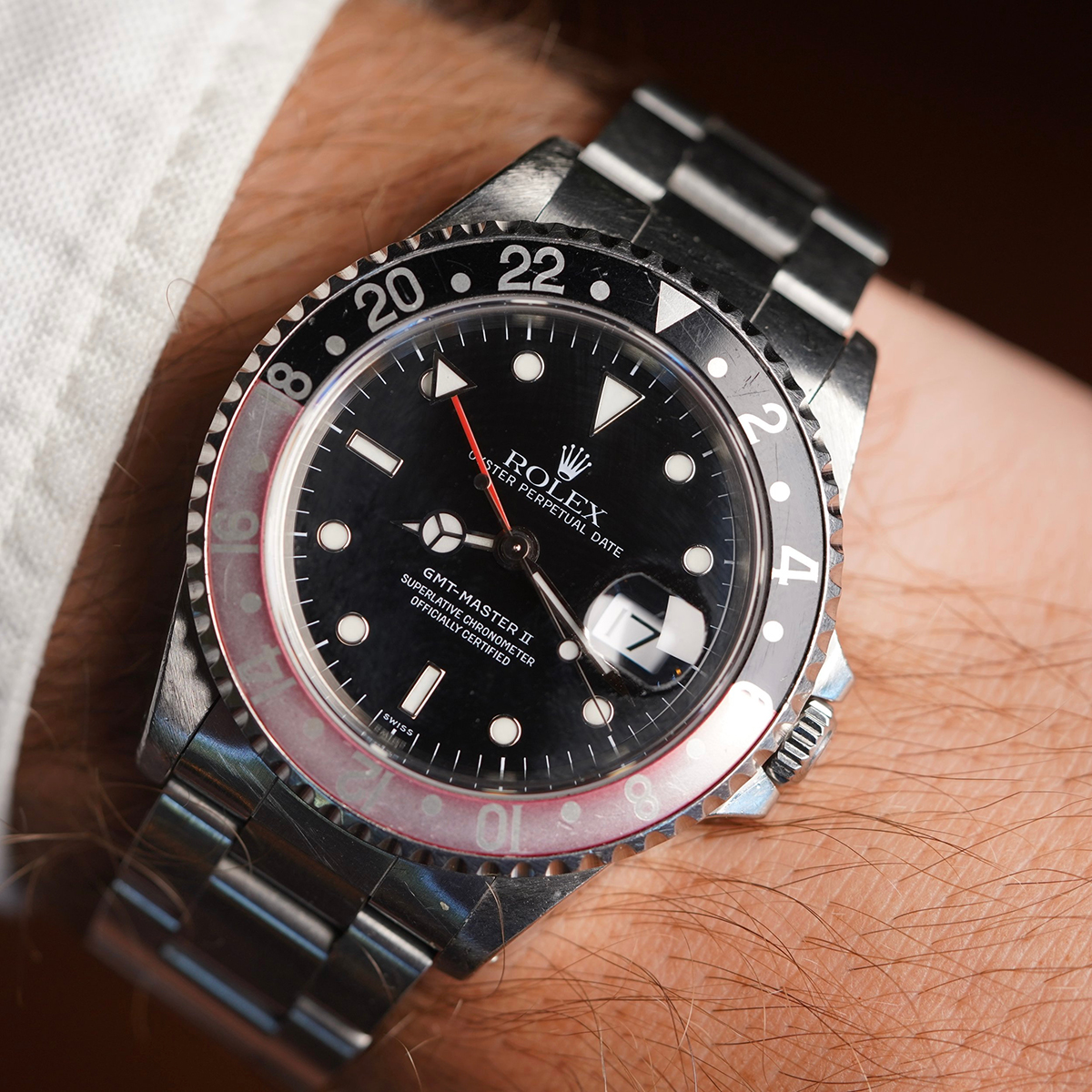 1999 ROLEX GMT-Master II Ref16710 Faded Coke